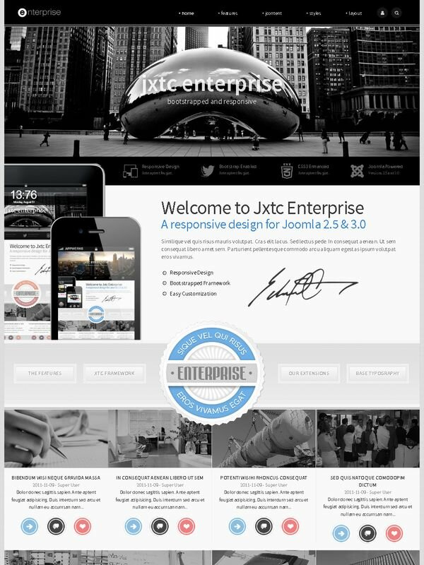 IT Enterprise шаблон Joomla IT Enterprise шаблон Joomla скачать