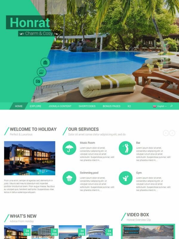 SJ Honrat шаблон Joomla SJ Honrat шаблон Joomla скачать