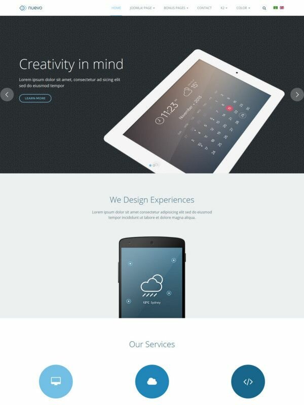 JA Nuevo шаблон Joomla JA Nuevo шаблон Joomla скачать